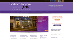Desktop Screenshot of barbaraingramfoundation.org