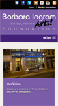 Mobile Screenshot of barbaraingramfoundation.org